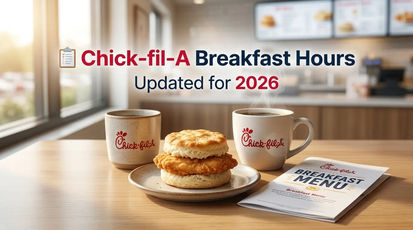 Chick-fil-A Breakfast Hours 2026: Full Guide.