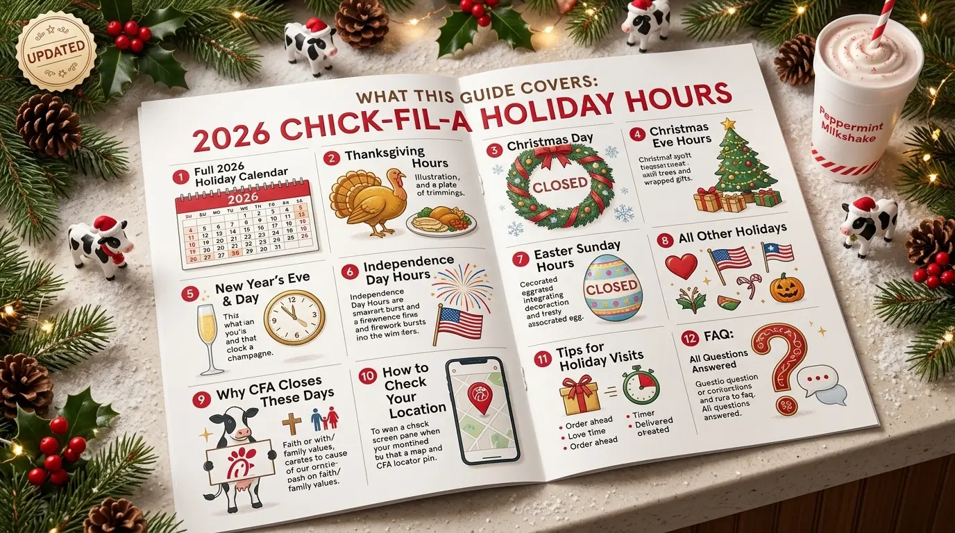 Chick-fil-A Holiday Hours 2026.
